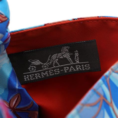 Hermès Silk Fourbi 20 Pouch 